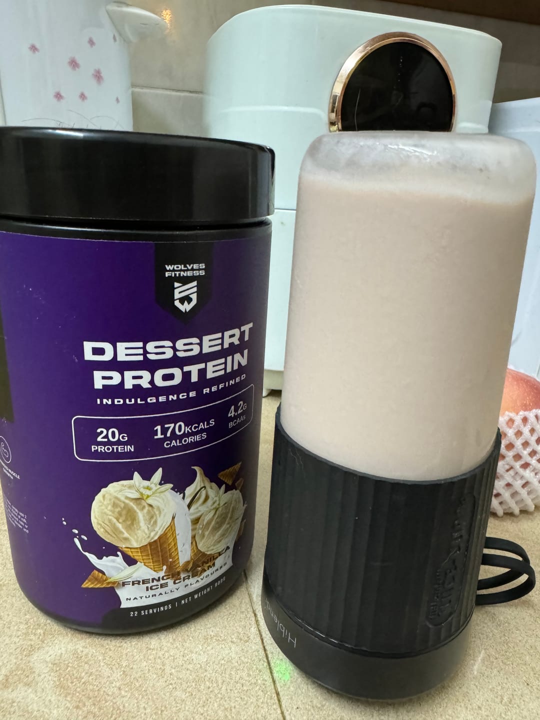Customer photo review of [900g Tub] DESSERT PROTEIN - FRENCH VANILLA ICE CREAM
