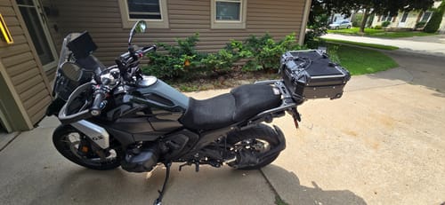 Customer photo review of Wind Rider Seat Cover