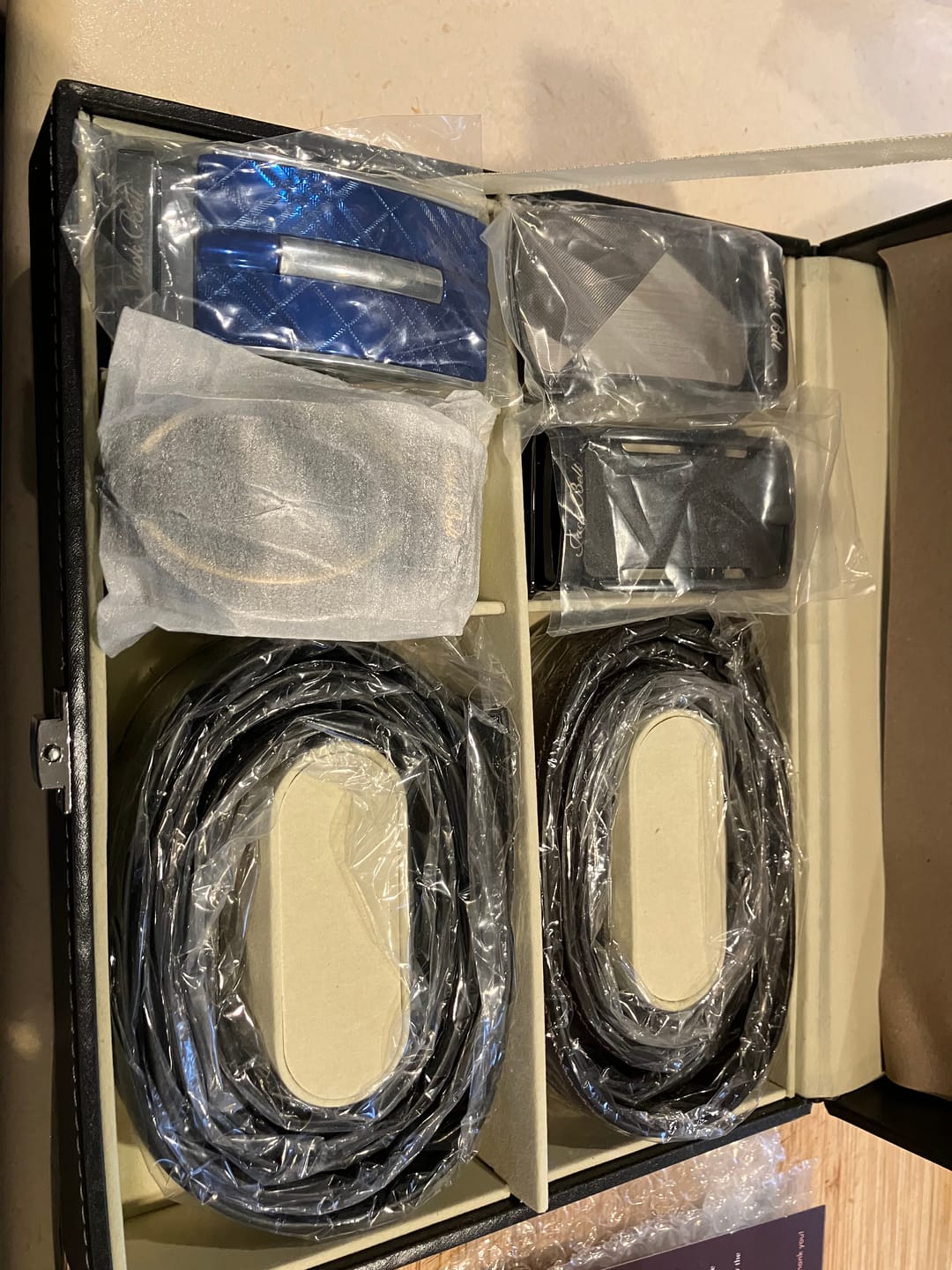 Customer photo review of Jack Belt® Men's Ultra Box Set Bundle (PLBLPLBRM2-5-7-9)