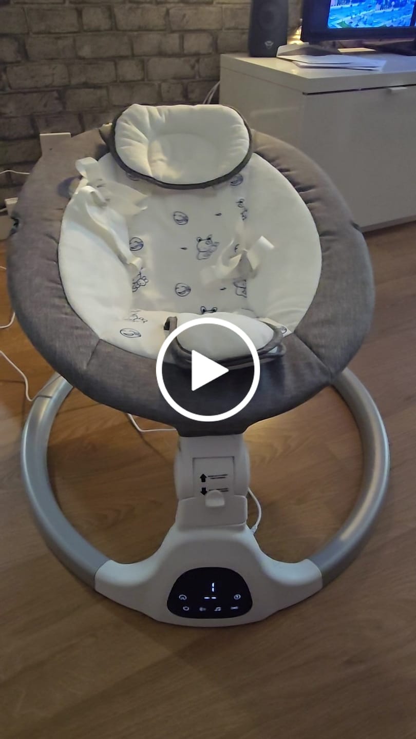Customer video review of Babygunga Elektrisk med Myggnät & LED Display by LV