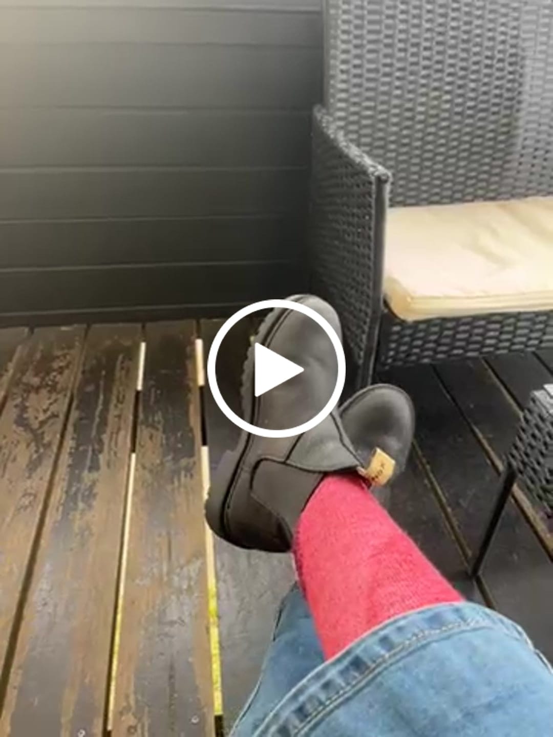 Customer video review of Botín Original 2.0 Chiporro Natural Negro Mujer