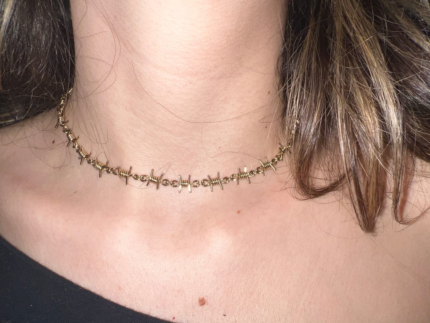 Customer photo review of Barbed Wire Choker