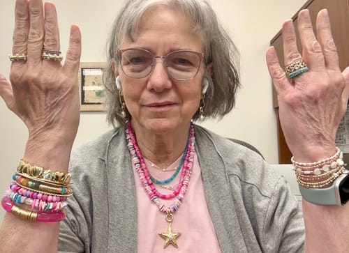 Customer photo review of Remi Necklace