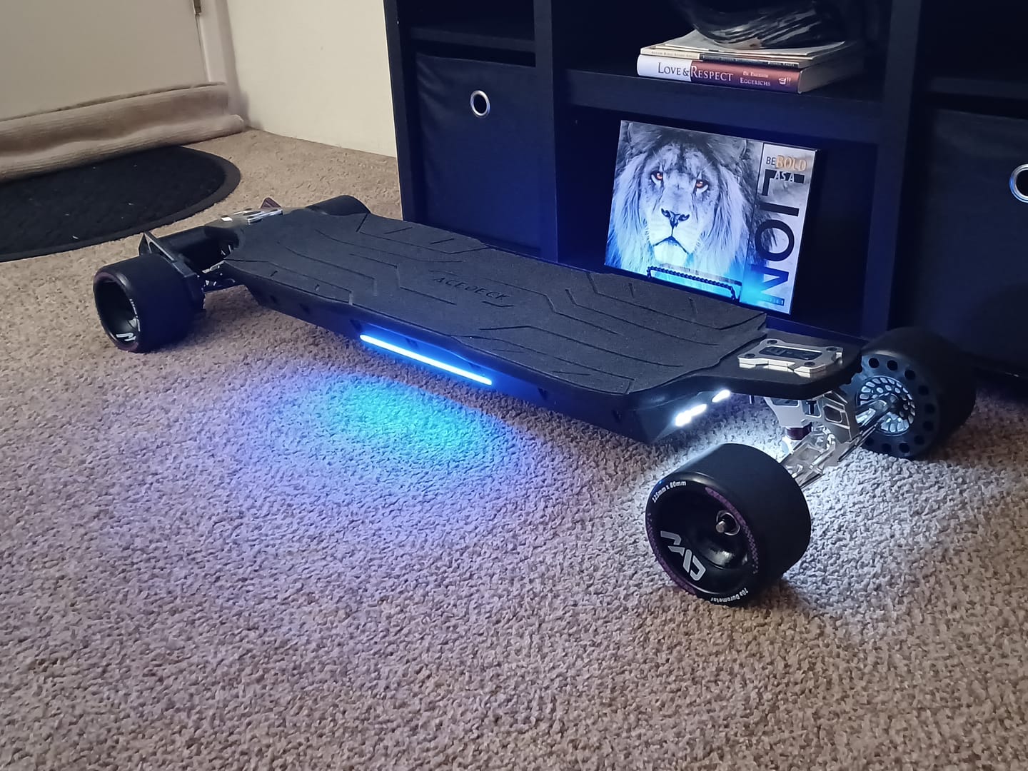Customer photo review of Acedeck® x MADESK8® V2 Stealth 105mm/125mm Wheel- Acedeck Custom-Designed Edition