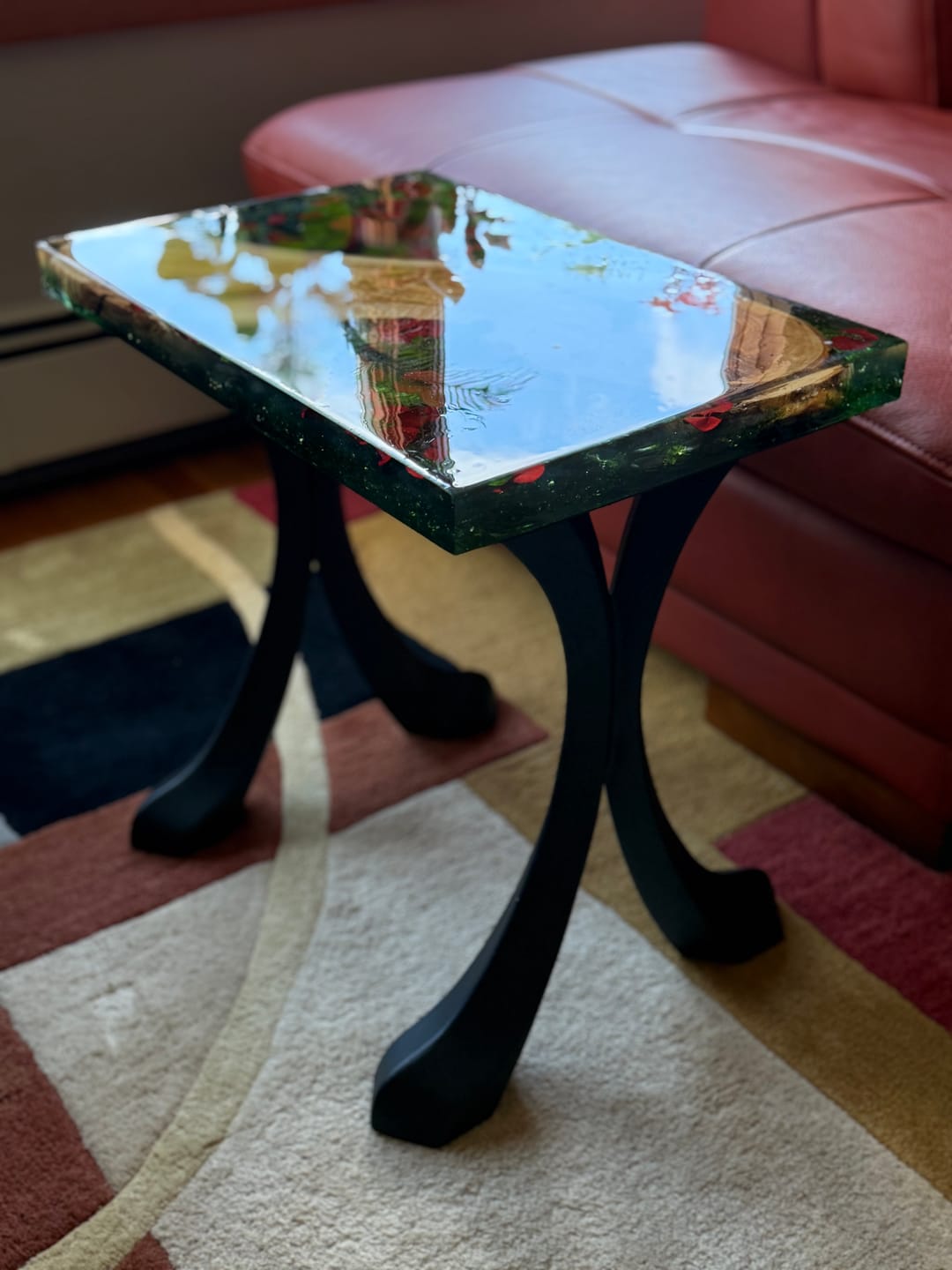 Customer photo review of Bench Legs 109 Xeni 16H Mid-Century Modern Style