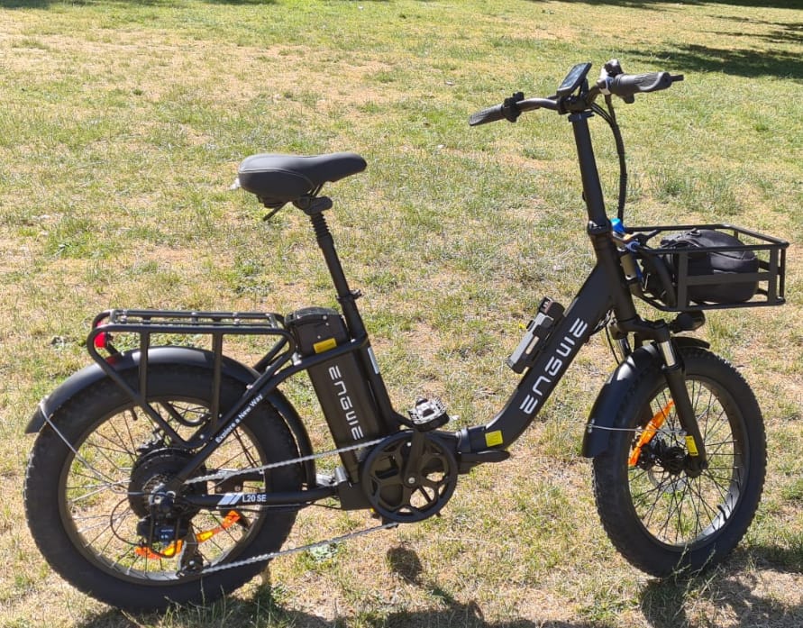 Customer photo review of Engwe L20 SE 250W 20" Foldable Electric Trekking Bike 561Wh Step-through E-bike