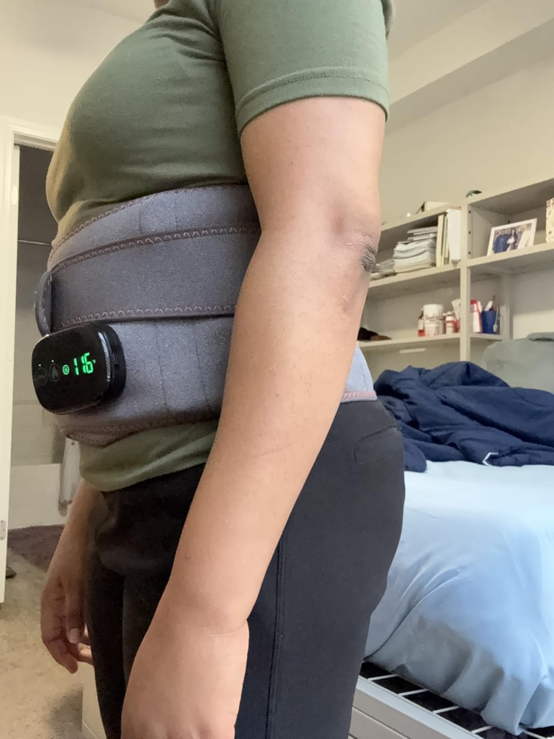 Customer photo review of HeatBoost™ Red Light Lumbar Belt