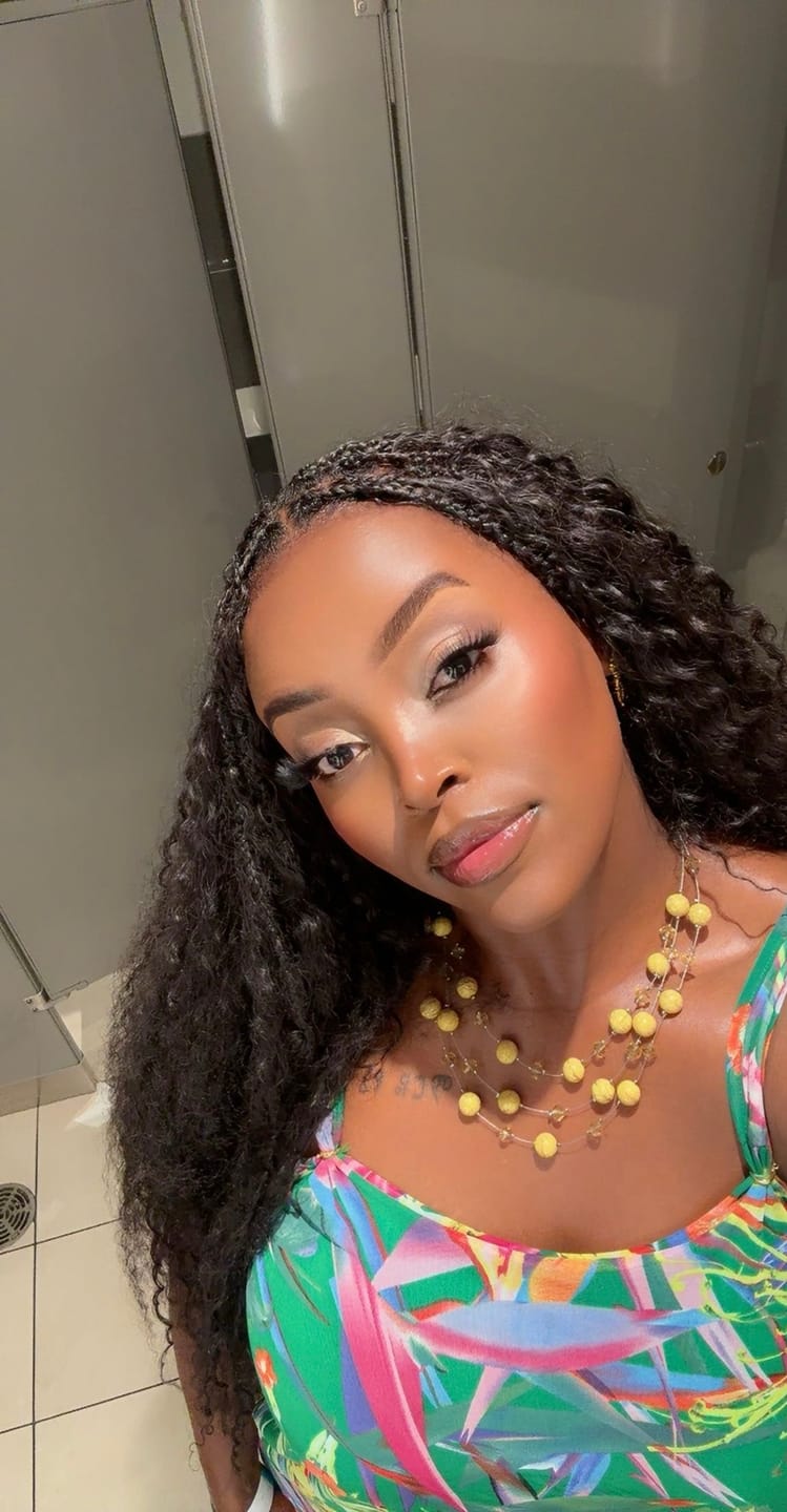 Customer photo review of Water Deep Wave Bulk Hair Extensions for Braiding