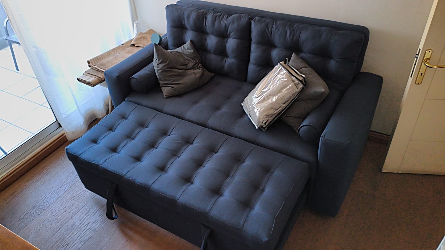 Customer photo review of Sofá cama Venecia
