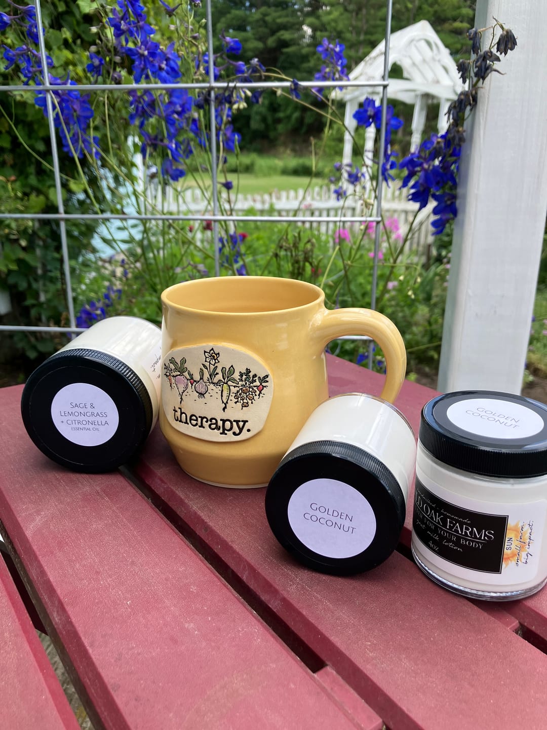 Customer photo review of Sage & Lemongrass Citronella Infused Goat Milk Body Butter