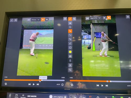 Customer photo review of Swing Trainer *compare with PlaneMate (formerly a Tour Striker product)