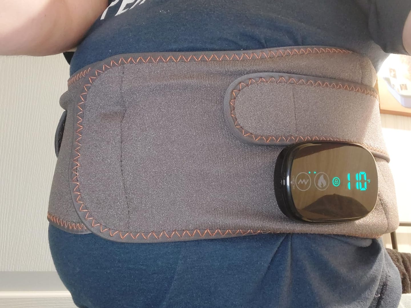 Customer photo review of HeatBoost™ Red Light Lumbar Belt