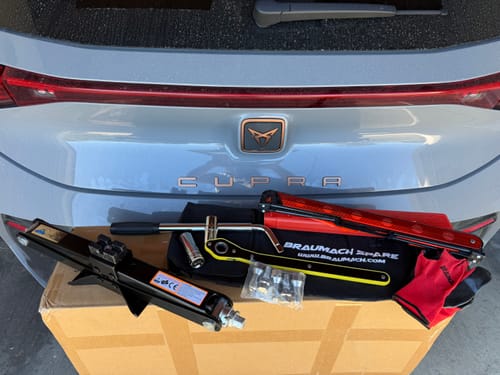 Customer photo review of CUPRA BORN EV Space Saver Spare Wheel - HUB CENTRIC - Braumach Spare Wheel Kit All Models - 2021-2026