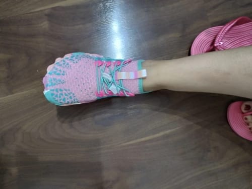 Customer photo review of Chaussures Barefoot Flexibles