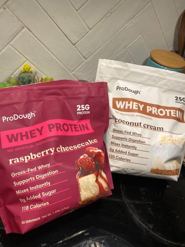 Customer photo review of Gourmet Whey Protein Powders Subscription 20% Saving