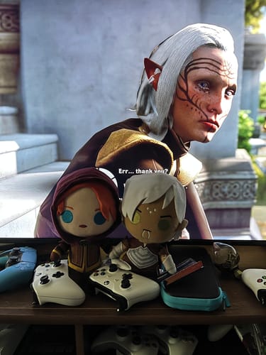 Customer photo review of Dragon Age - Leliana Collector's Plush