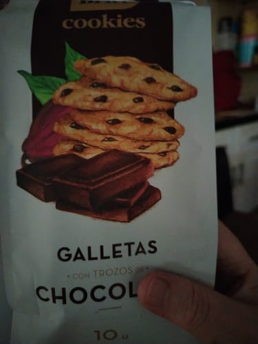 Customer photo review of Galletas Con Trozos De Chocolate Britt