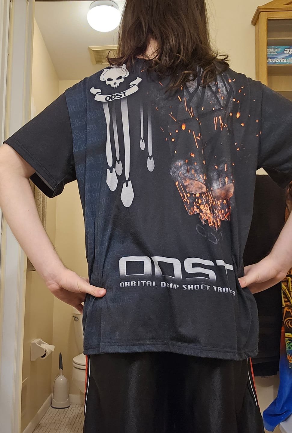 Customer photo review of Halo ODST All Over Print T-shirt Tank Top Zip Hoodie Pullover Hoodie Hawaiian Shirt
