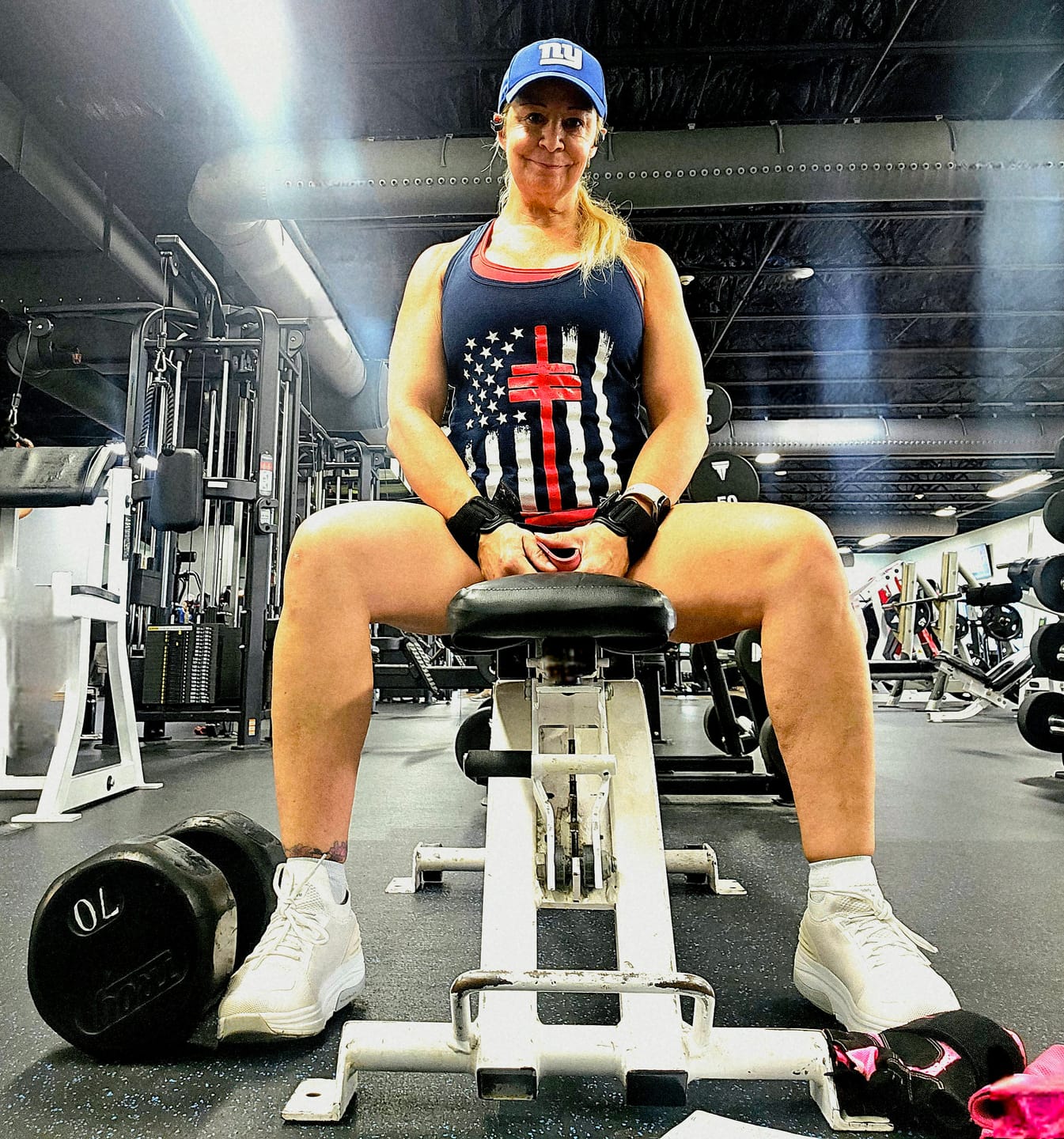 Customer photo review of Barbell Flag (2025)