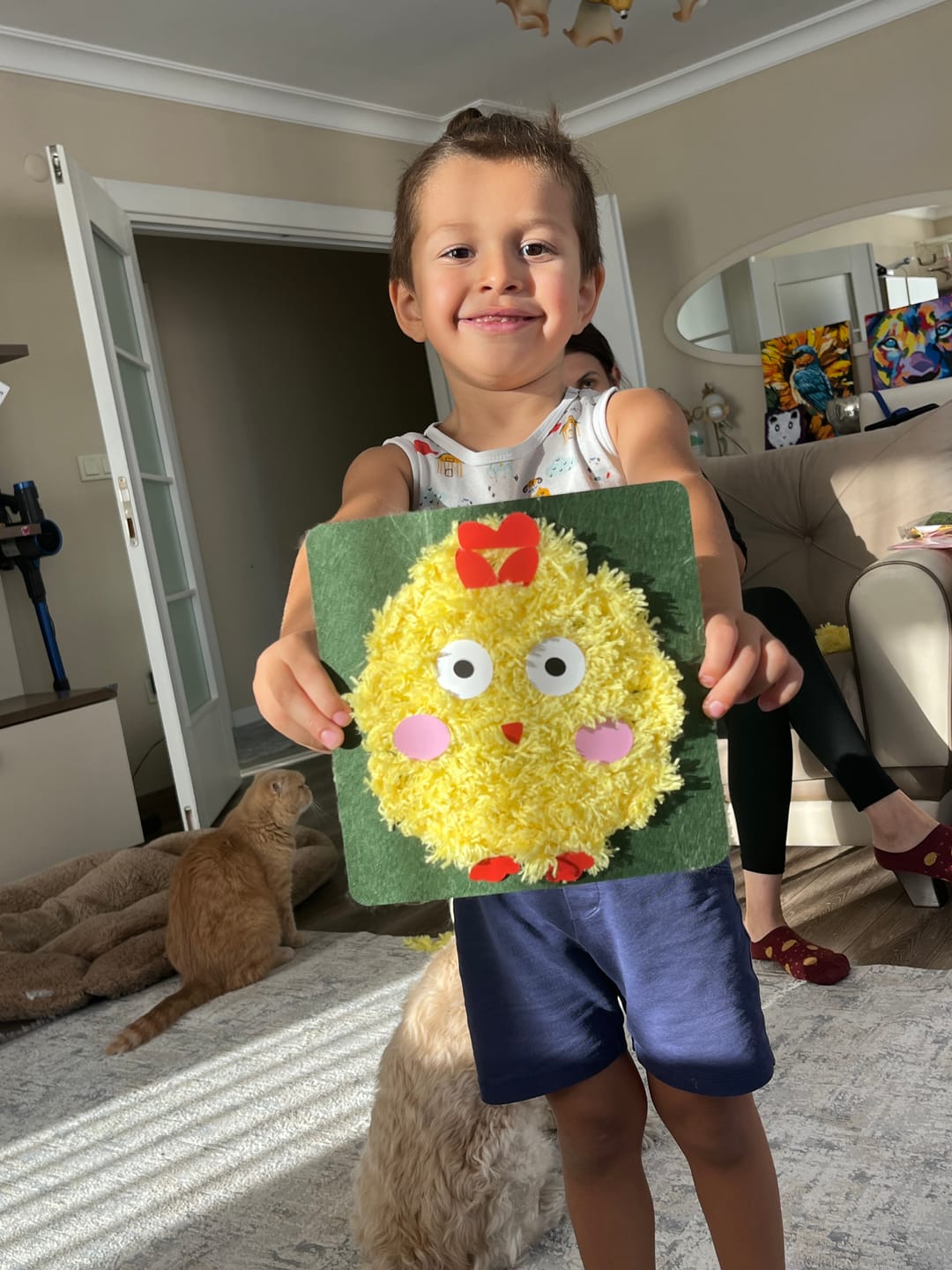 Customer photo review of 6'Lı Punch Needle Nakış Kiti