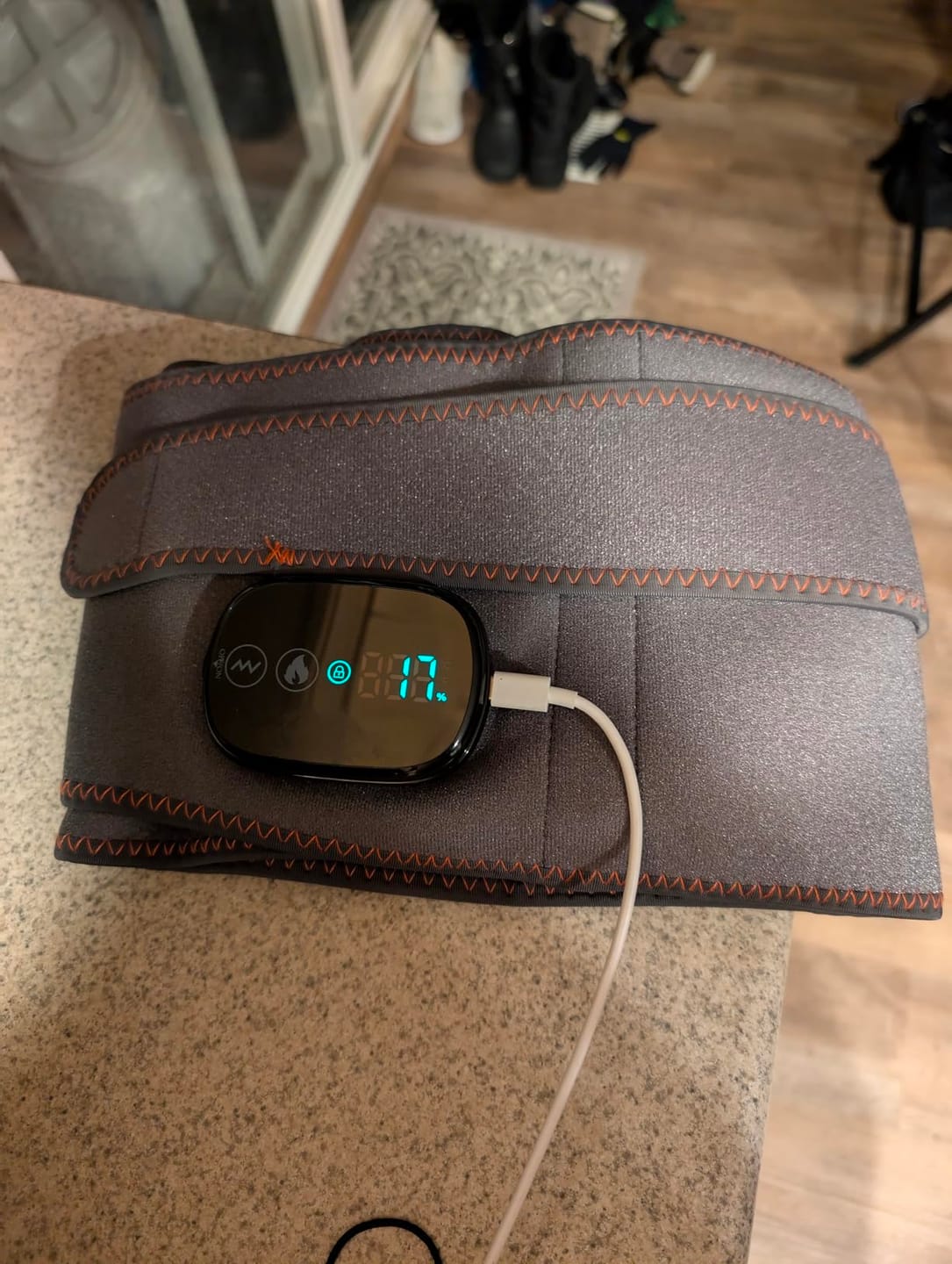 Customer photo review of HeatBoost™ Red Light Lumbar Belt