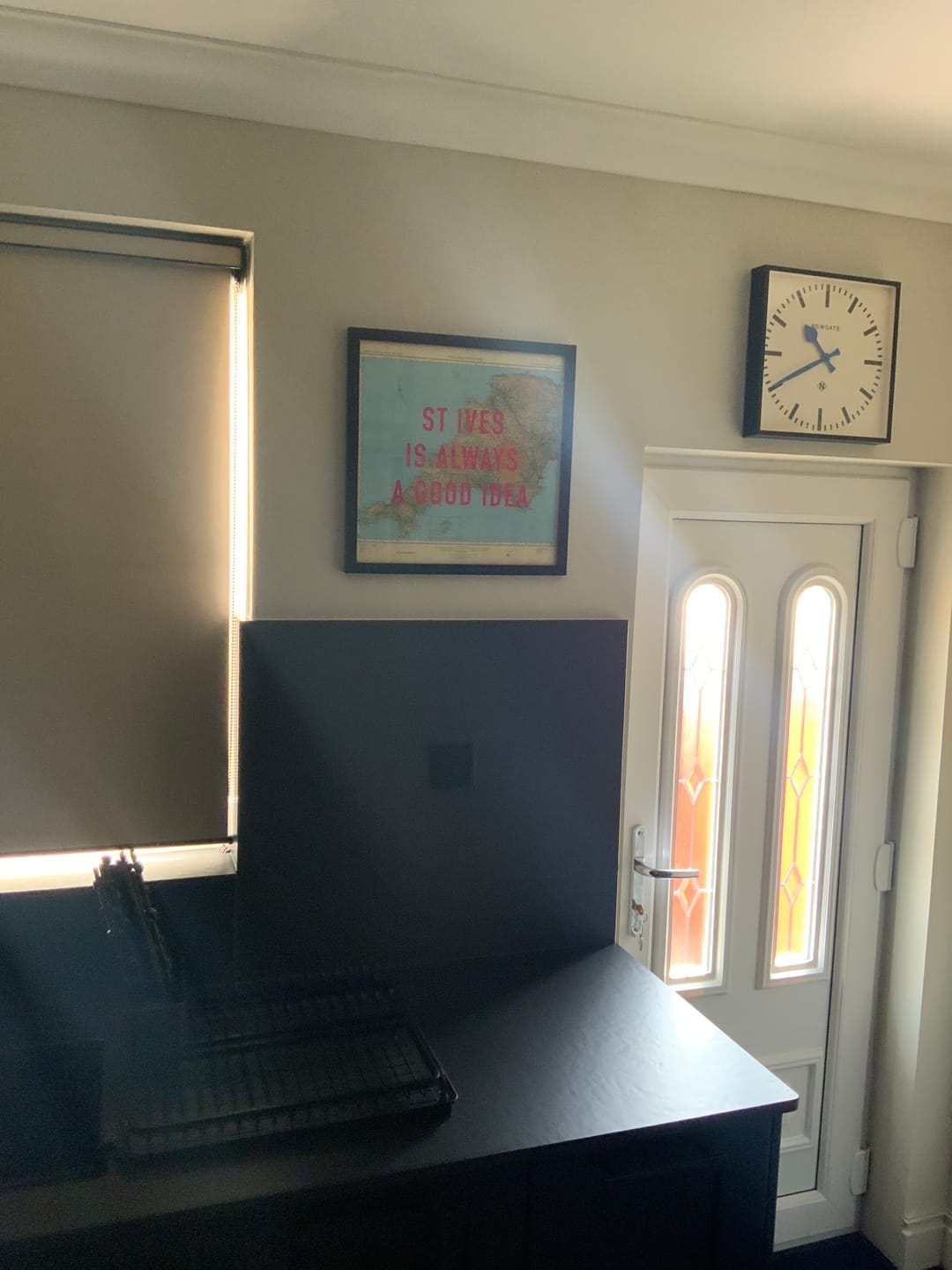 Customer photo review of Cornwall Retro Pop Art Map Print