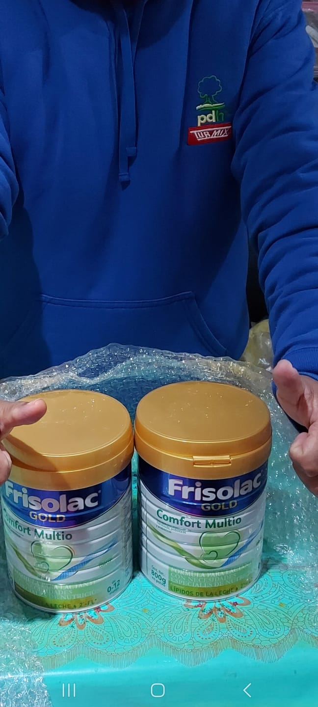 Customer photo review of Frisolac Gold Comfort Multio (0-12 Meses) Pack C/ 1.6 Kg