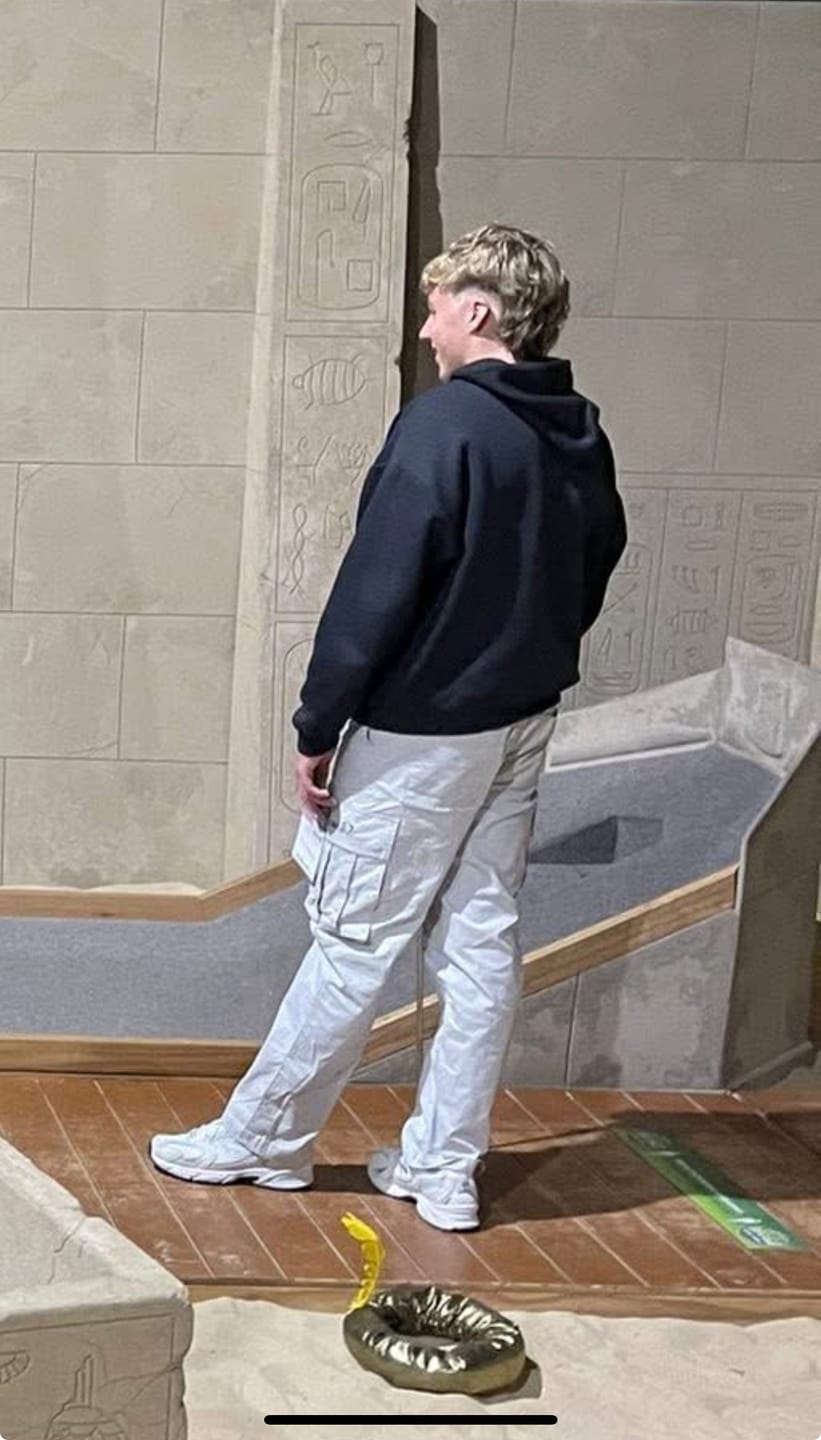 Customer photo review of Southside - Grey Cargo Pants