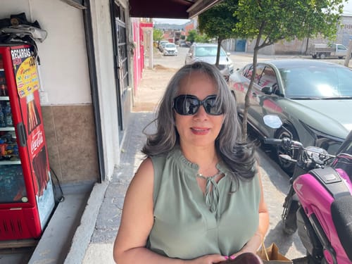 Customer photo review of DUO SMOKY MATIZ, CABELLO GRIS AHUMADO