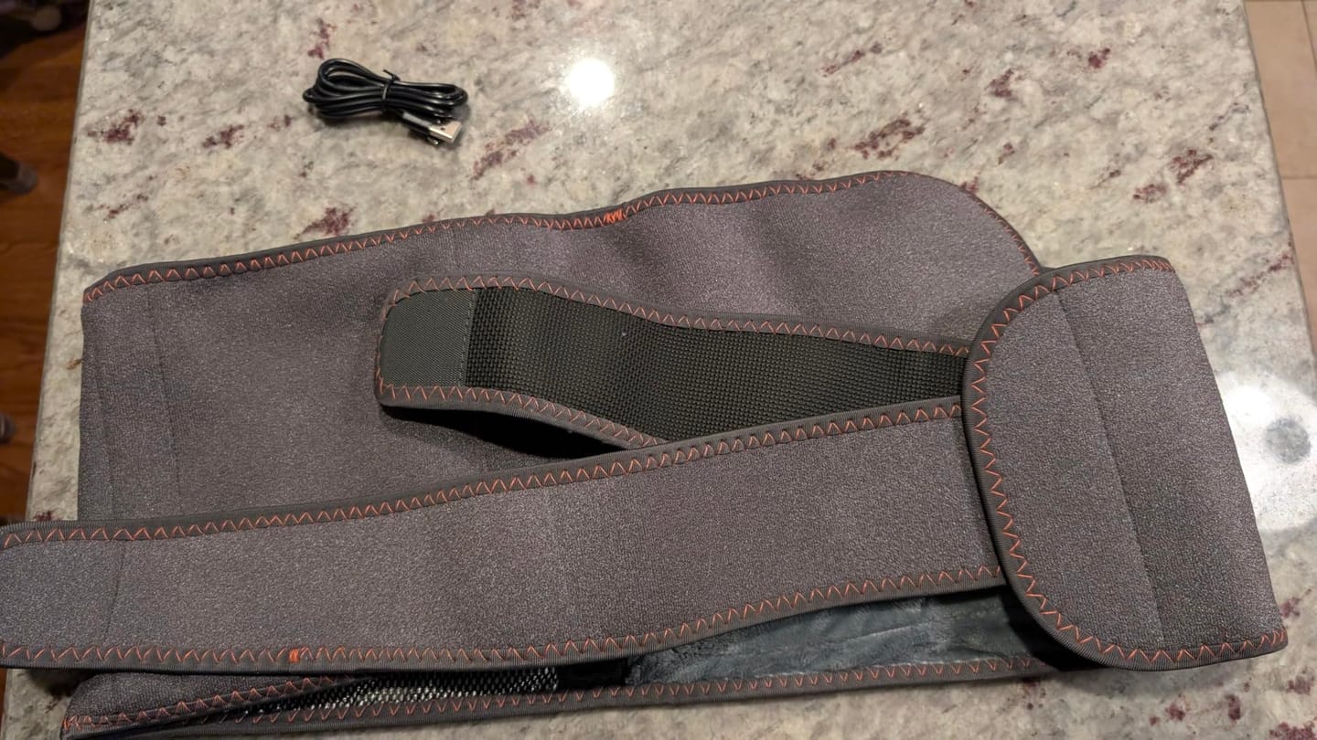 Customer photo review of HeatBoost™ Red Light Lumbar Belt