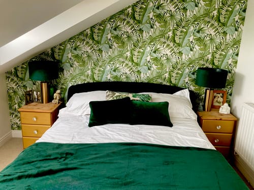 Customer photo review of Fabric Paint -- Dark Green