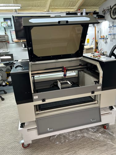 Customer photo review of Monport 90W CO2 Laser Engraver & Cutter (28" x 20") with Autofocus