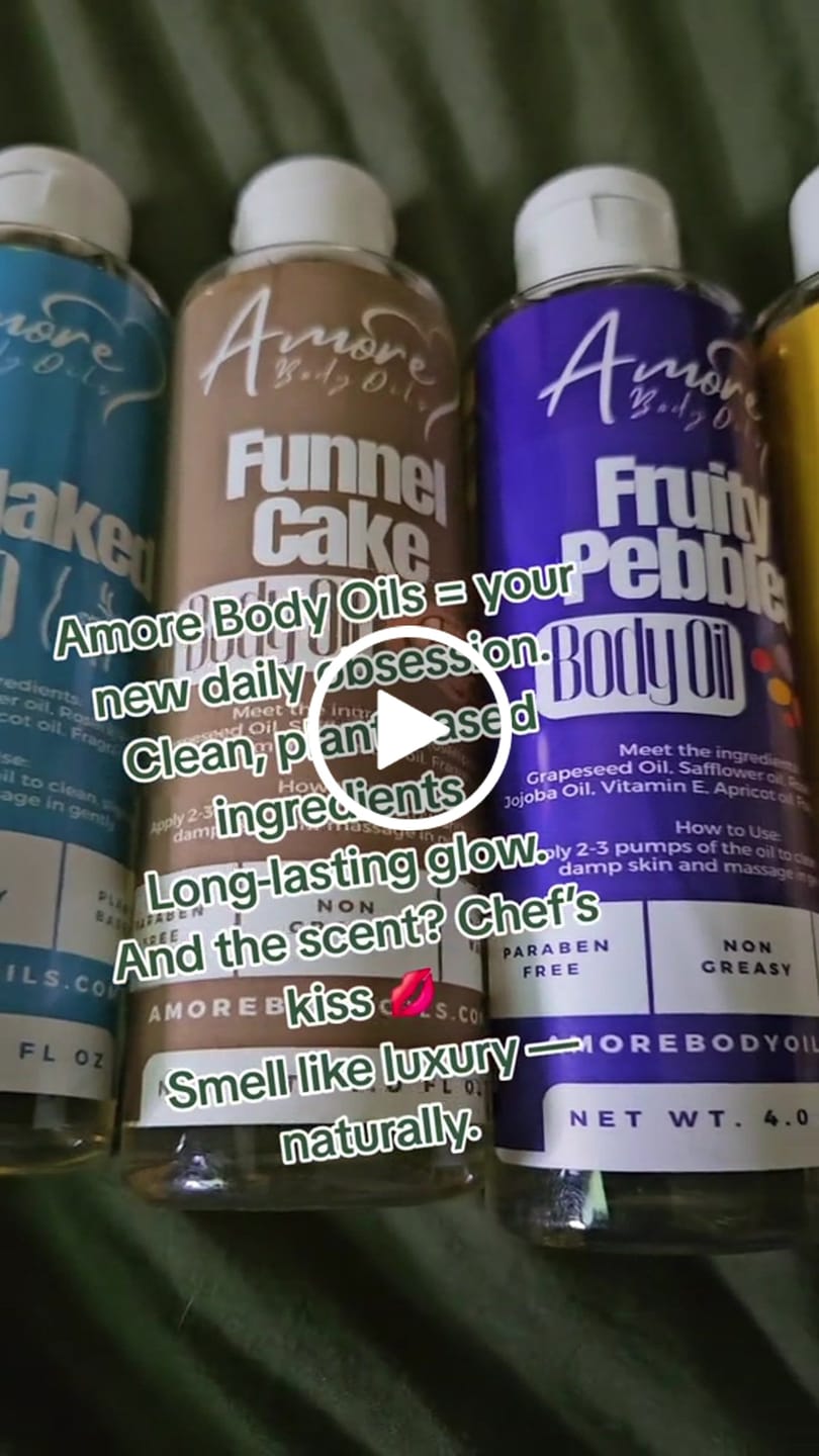 Customer video review of Butt Naked - Body Oil