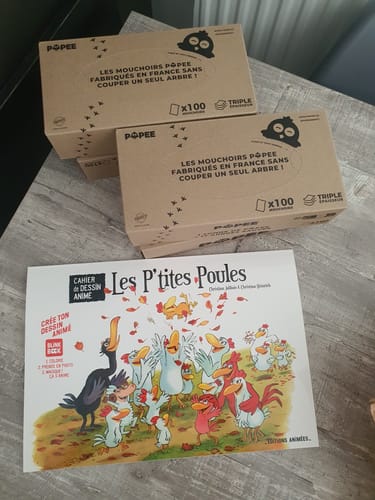 Avis photo d'un client sur BOÎTES DE MOUCHOIRS - Mouchoirs en papier adaptés aux Peaux Sensibles
