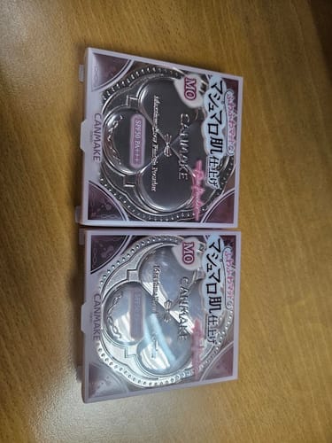 Customer photo review of CANMAKE 透亮美肌棉花糖蜜粉餅