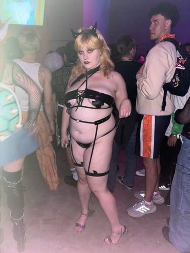 Customer photo review of Hell Rider Succubus Lingerie