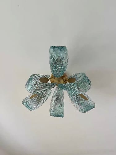 Customer photo review of WOW Peacock Art Glass Chandelier-wow2213b