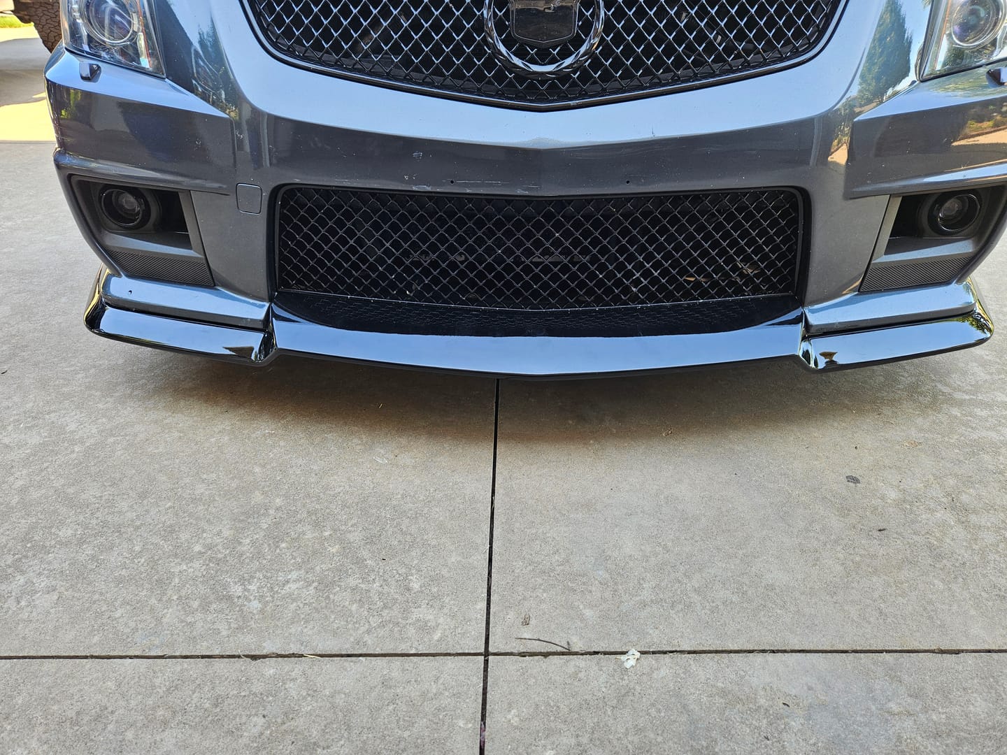 Customer photo review of 2009-15 Cadillac CTS-V Front Splitter Lip