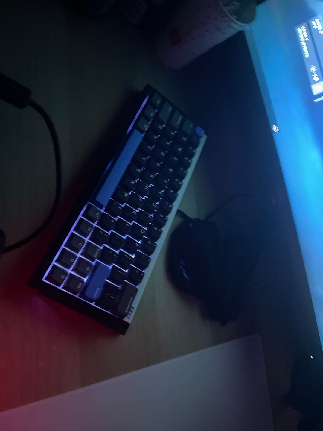 Customer photo review of IQUNIX EZ60/EZ63 Magnetic Switch Gaming HE Keyboard