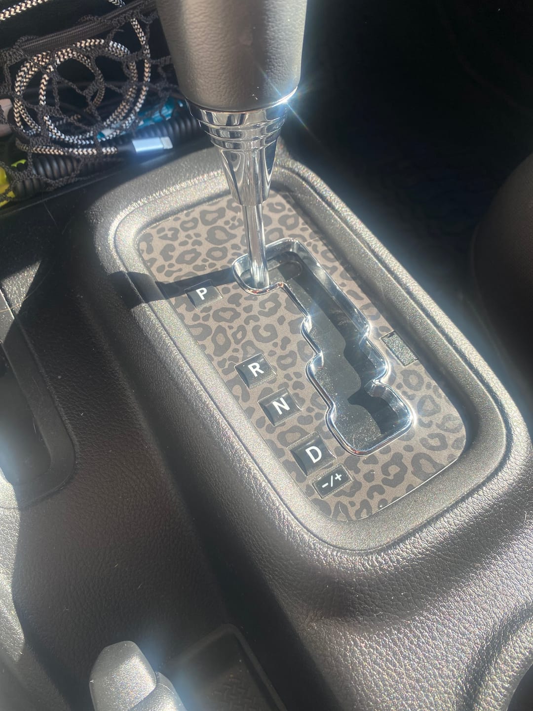 Customer photo review of Gear Shift Box Decal | fits 2012-2018 Wrangler JK