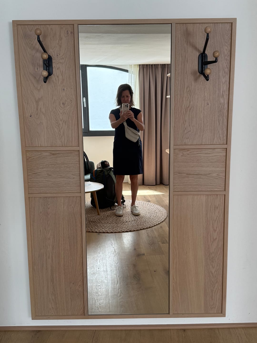 Customer photo review of Maaza Travel Dress - OrigamiTech :: Dark Navy