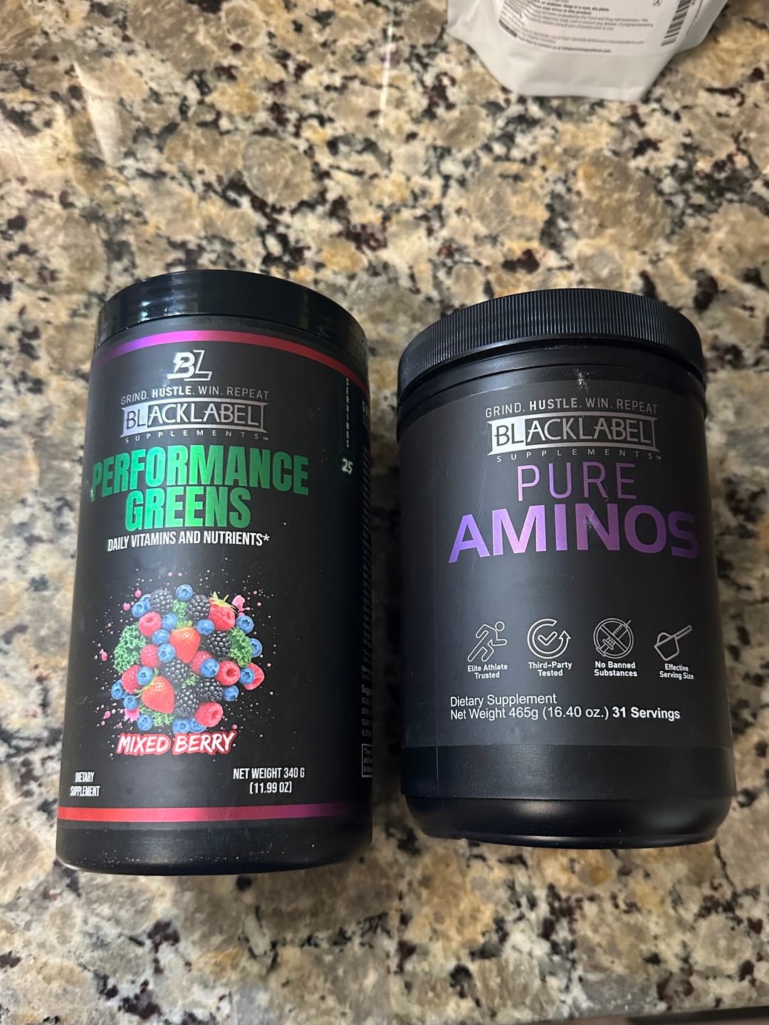 Customer photo review of PURE AMINOS