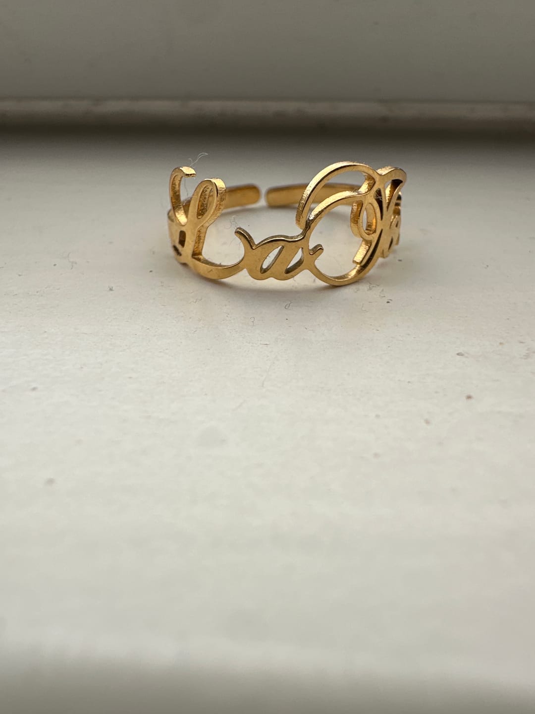 Customer photo review of Free Custom Ring