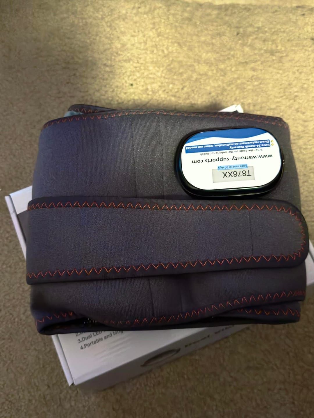 Customer photo review of HeatBoost™ Red Light Lumbar Belt