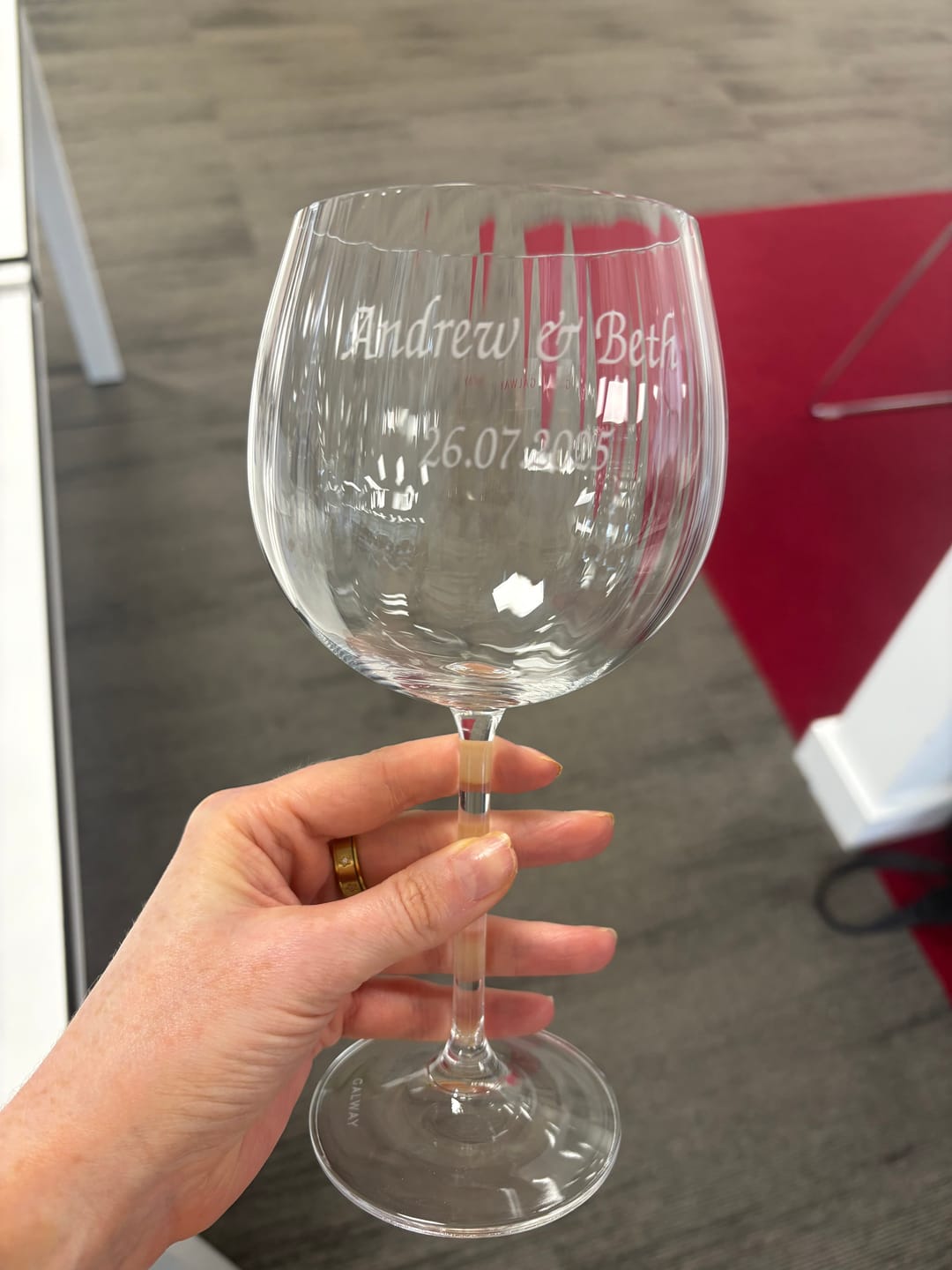 Customer photo review of Galway Crystal Erne Gin and Tonic Pair
