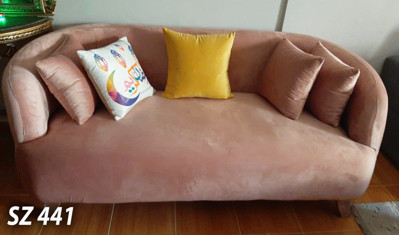 Customer photo review of كنبة كاشمير قطيفة – sz441