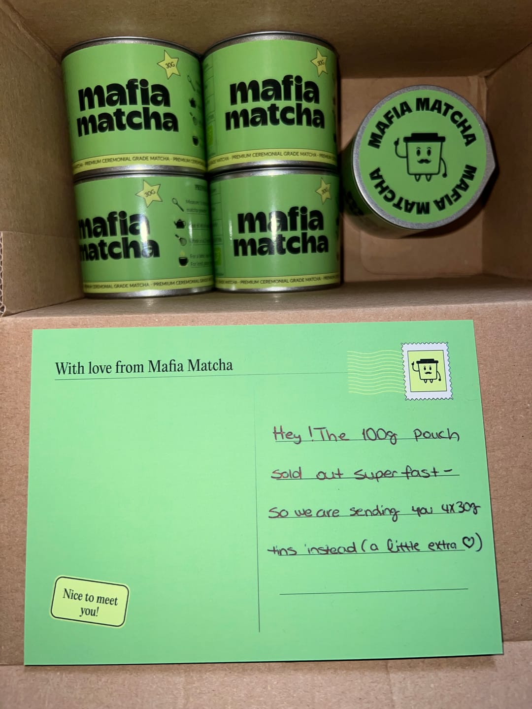 Customer photo review of Ceremonial Grade Matcha - 30g Tin