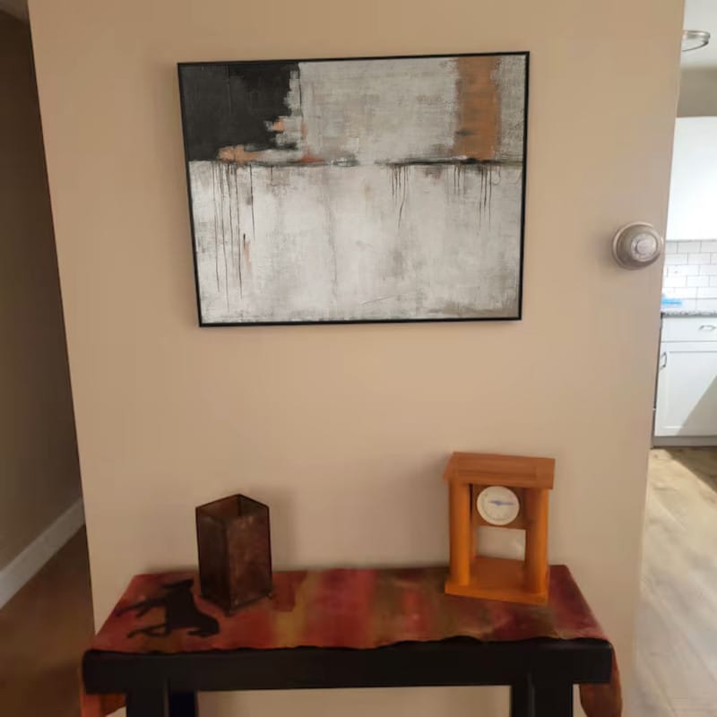 Customer photo review of Abstract Painting Canvas #AP126