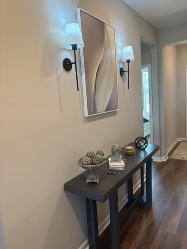 Customer photo review of WHITE LIGHT CANVAS