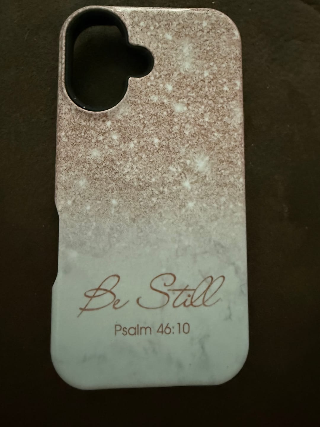 Customer photo review of Be Still Psalm 46:10 Phone Case | Christian Gifts